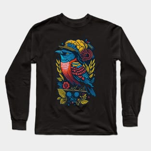 Wings of Wonder: Captivating Moments in Birdwatching Long Sleeve T-Shirt